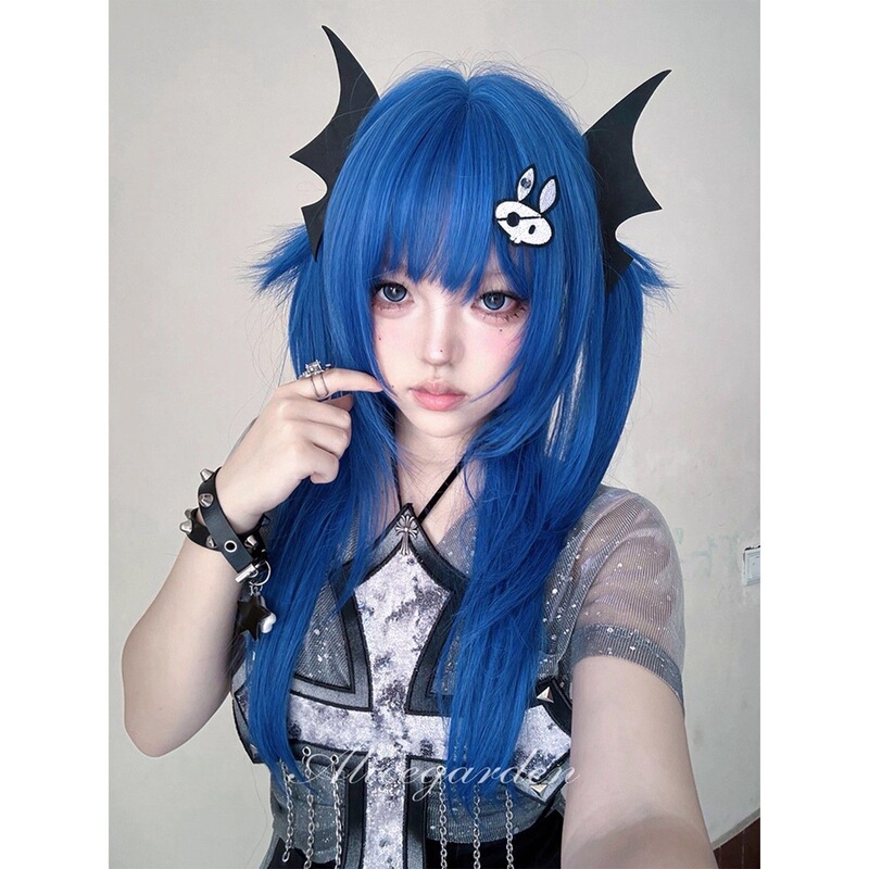『星野咲』假发女长发Lolita魔法少女感高层次直发jk自然全头套式|undefined
