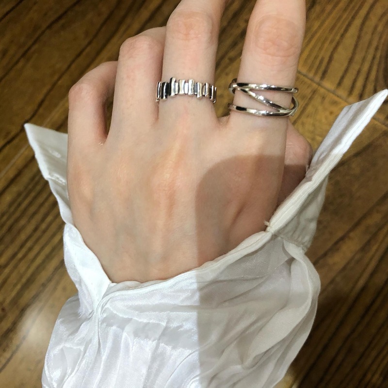 複数のファッションセットの指輪の個性ins潮はシンプルで、多種類の食べ物の指輪の甘い指輪の学生の尾の指輪です。|undefined