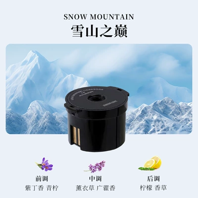Car Perfume Aromatherapy | Light Luxury, Long-Lasting Fragrance, Men's - top-of-snow-mountain-1-incense-box