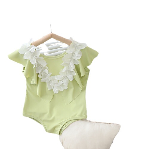 Children's Summer Swimwear  New Sweet and Cute Fashion Princess Style Girl Baby Swim Suit One-Time Shipping