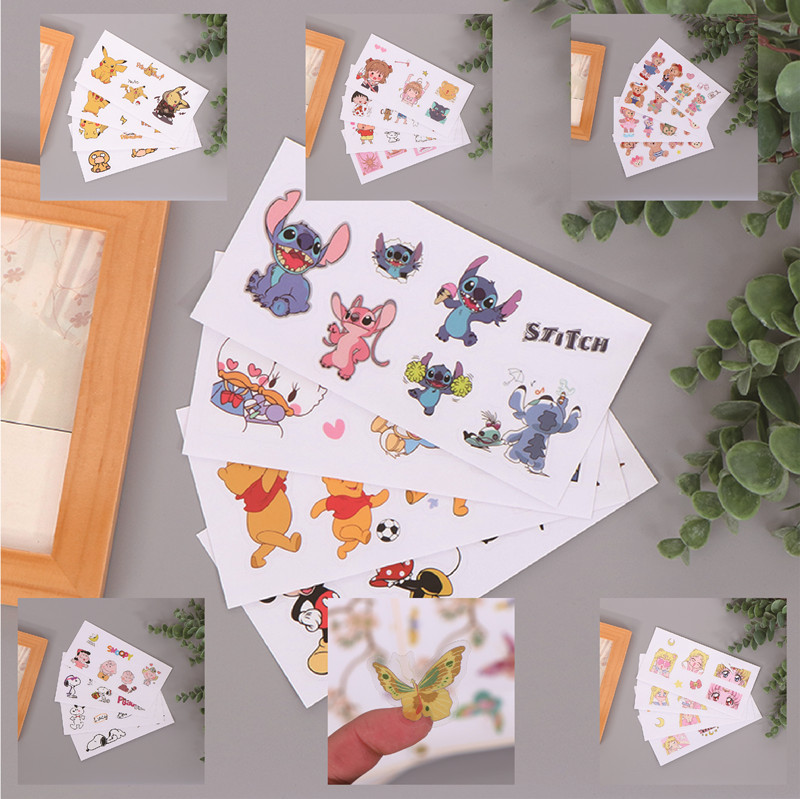Source Manufacturer Customized Transparent Self-Adhesive Stickers Pvc Animation Stickers Customized Colorful Printed Coated Paper Labels