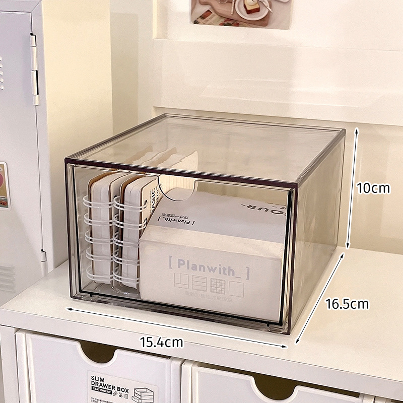 Cajón combinado transparente (grande)