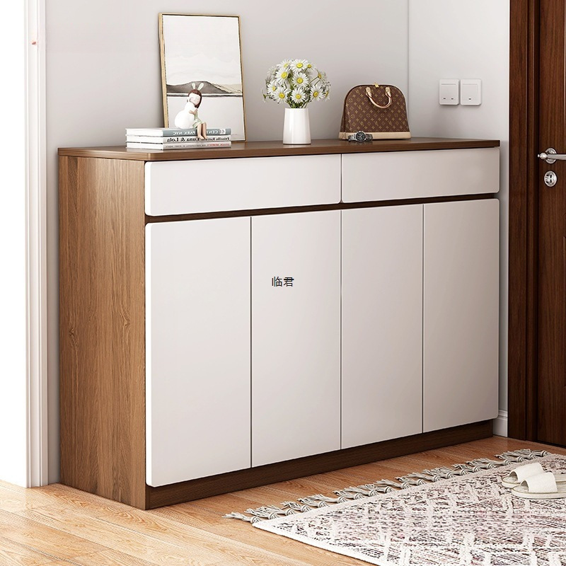 Shoe Cabinet for Home Entrance, Large Capacity Hallway Indoor Wall Storage Cabinet, Entrance Cabinet Integrated Shoe Rack