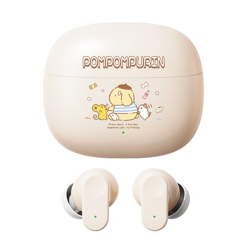 新品サンリオQ1正規ライセンスワイヤレスbluetoothイヤホン半入耳式高颜値スポーツゲームイヤホン|undefined