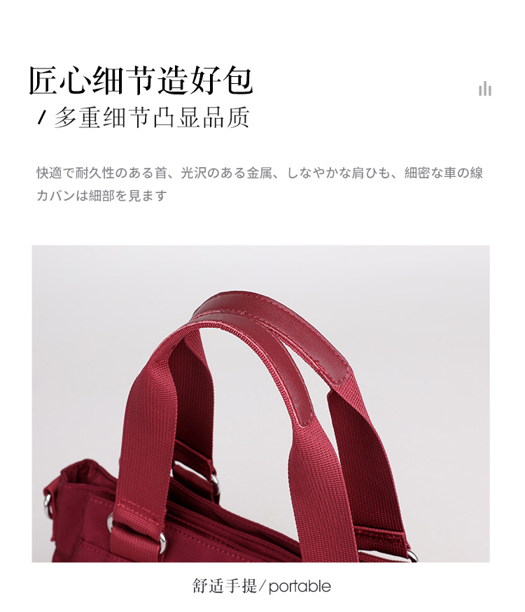 Colorful Fox's new fashionable and versatile casual shoulder bag for women, a large-capacity multi-layer simple crossbody bag undefined