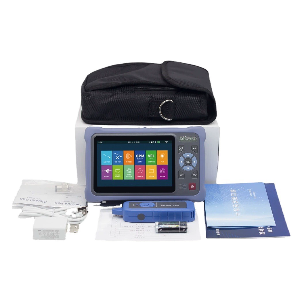 Популярный рефлектометр NOKK серии NK4000 для оптоволокна: измерение длины, точки обрыва и потерь (отражометр в оптическом временном домене) на китайском и английском языках