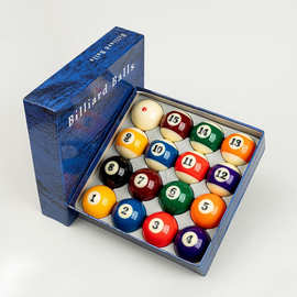黑八台球球子标准一套水晶桌球九球大8号美式台球子用品大全配件