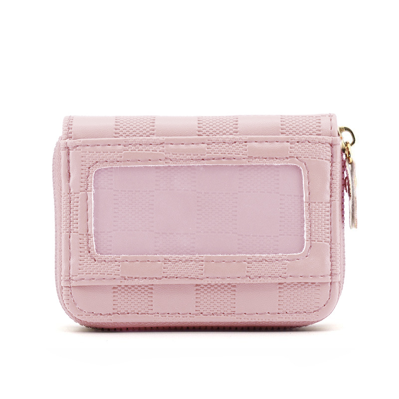 Tablero de tablero de ajedrez, tarjetero de órgano, tarjetero de identificación antimagnético de gran capacidad para mujer, billetera, tarjetero de negocios para hombres de alta gama