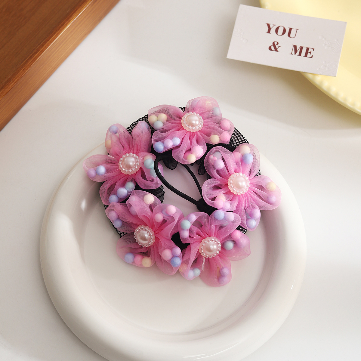 Redecilla para moño de ballet y danza latina para niñas_voghion.com