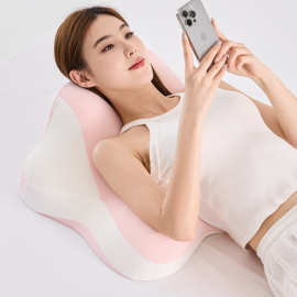 多功能趴睡枕护肩颈床头靠垫异型人体工学靠背枕玩手机看书靠枕