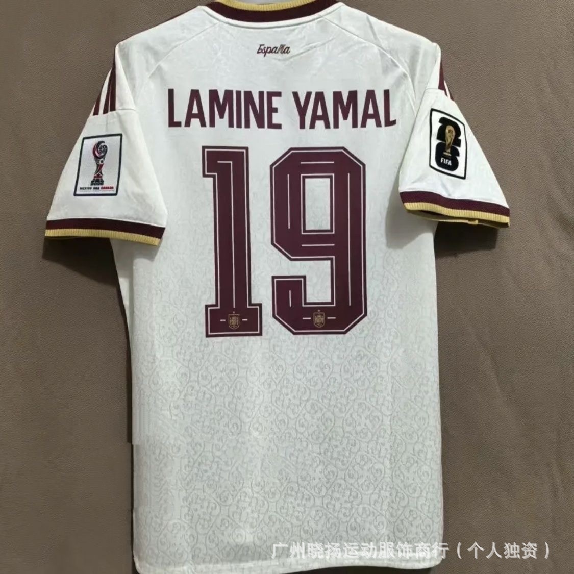 adidas x Spain 2026 Away Lamine Yamal #19 Player Edition Jersey White