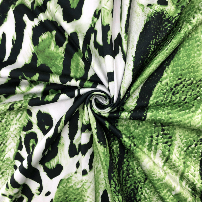 Casual Leopard V Neck Long Sleeve Rib-Knit Polyester Plus Size Maxi Long Dress Swing Dress