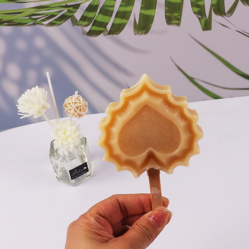 Nuevo molde de helado 3-pieza amor helado paleta molde de silicona Amazon en stock haciendo molde de paleta