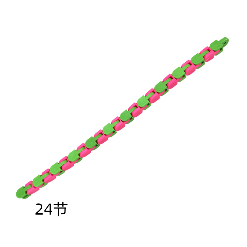 Productos transfronterizos de 24 secciones de la cadena de la pista de la bicicleta de 24 secciones de la cadena de la pista de la bicicleta
