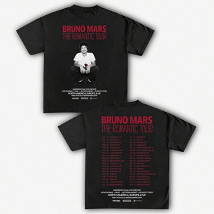 �����羳����Bruno Mars The Romantic 2026 Tour Tee, Bruno Mar