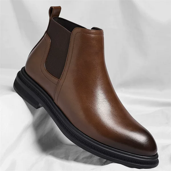 Autumn and Winter High-Top Men's Business Shoes Trendy Leather Chelsea Boots New Versatile Everyday Boots Wholesale