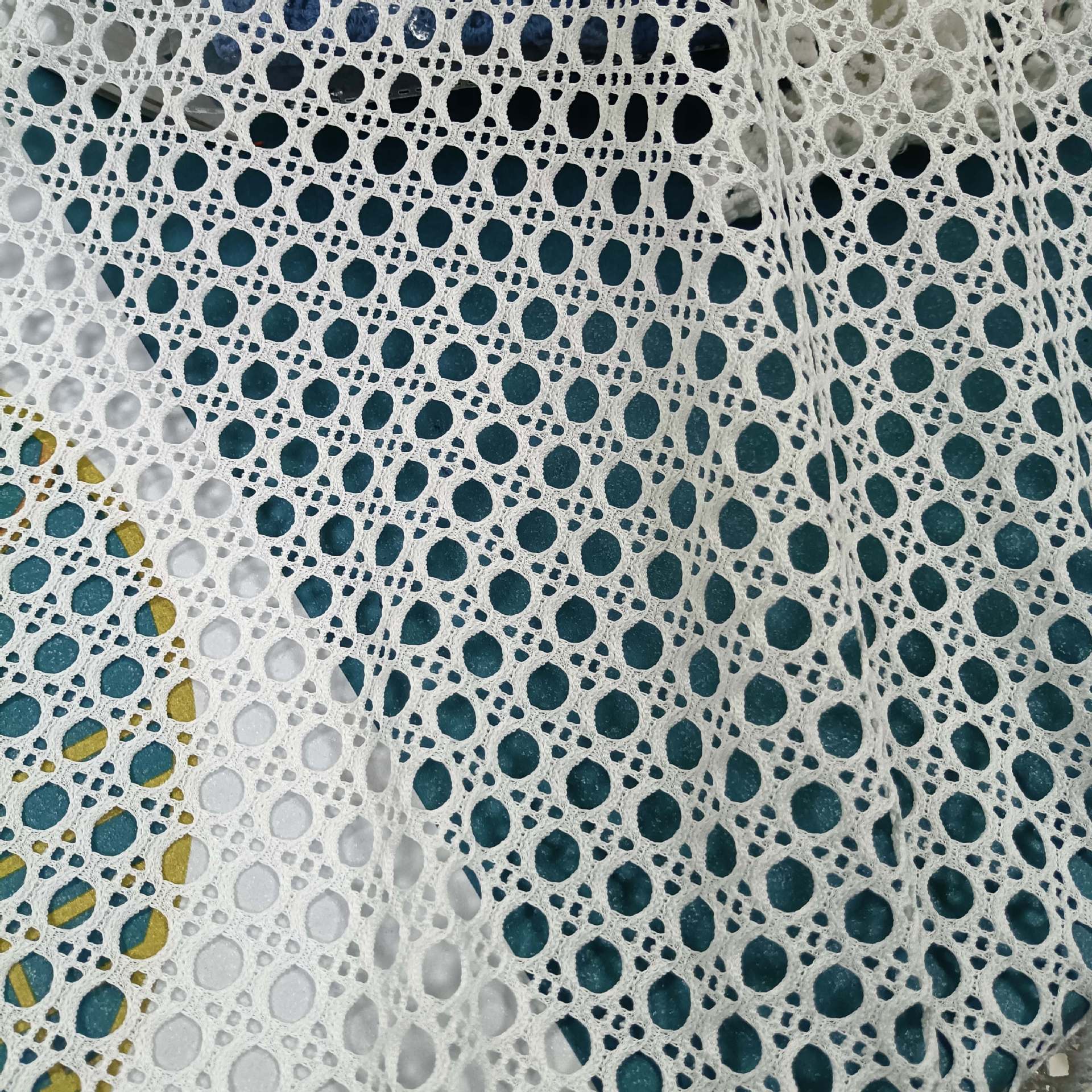 蕾丝面料镂空复古针织勾花提花网眼服装服饰辅料手工DIY花边布