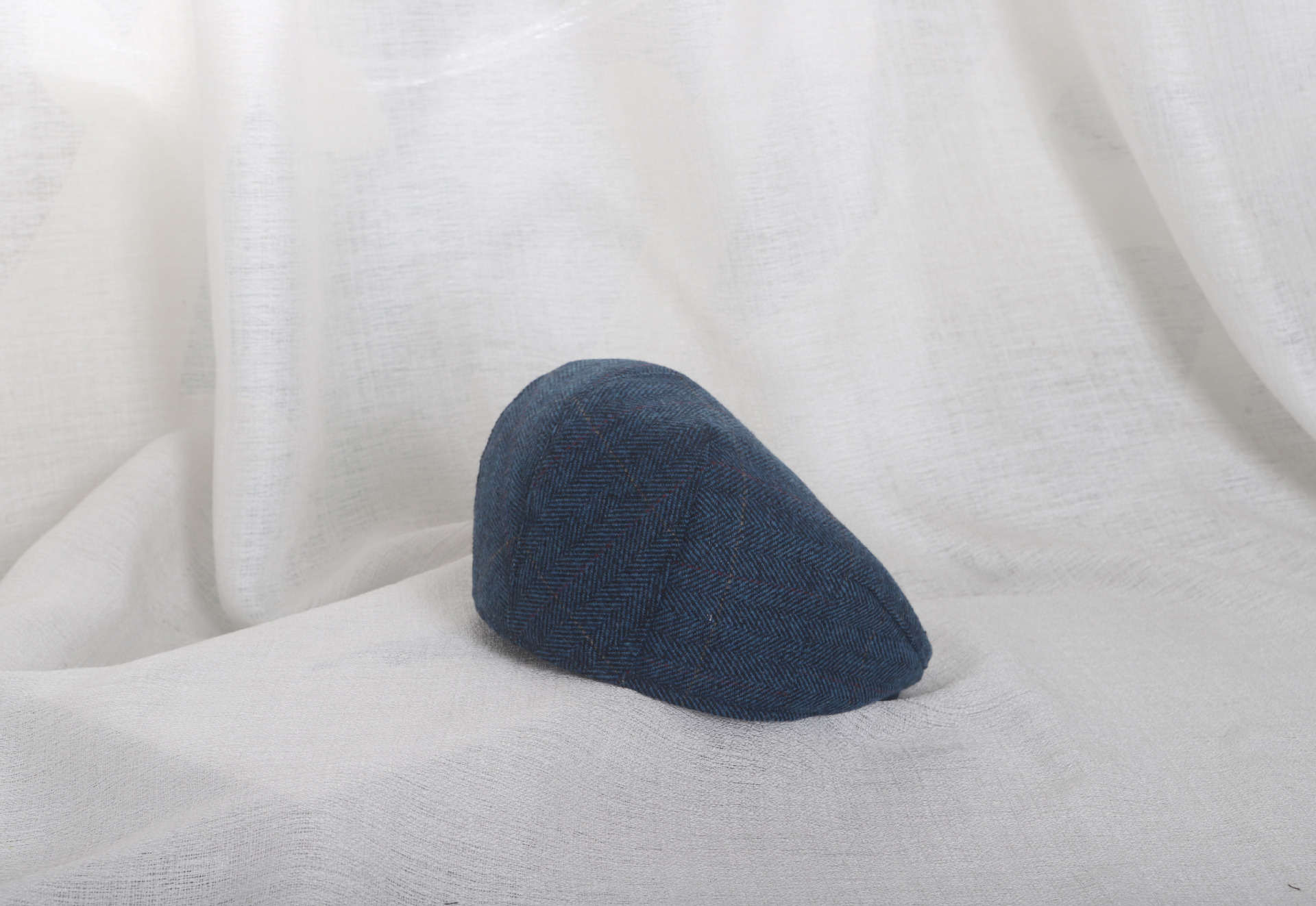Unisex Newsboy Cap Herringbone Vintage Octagonal Hat For Couples_voghion.com
