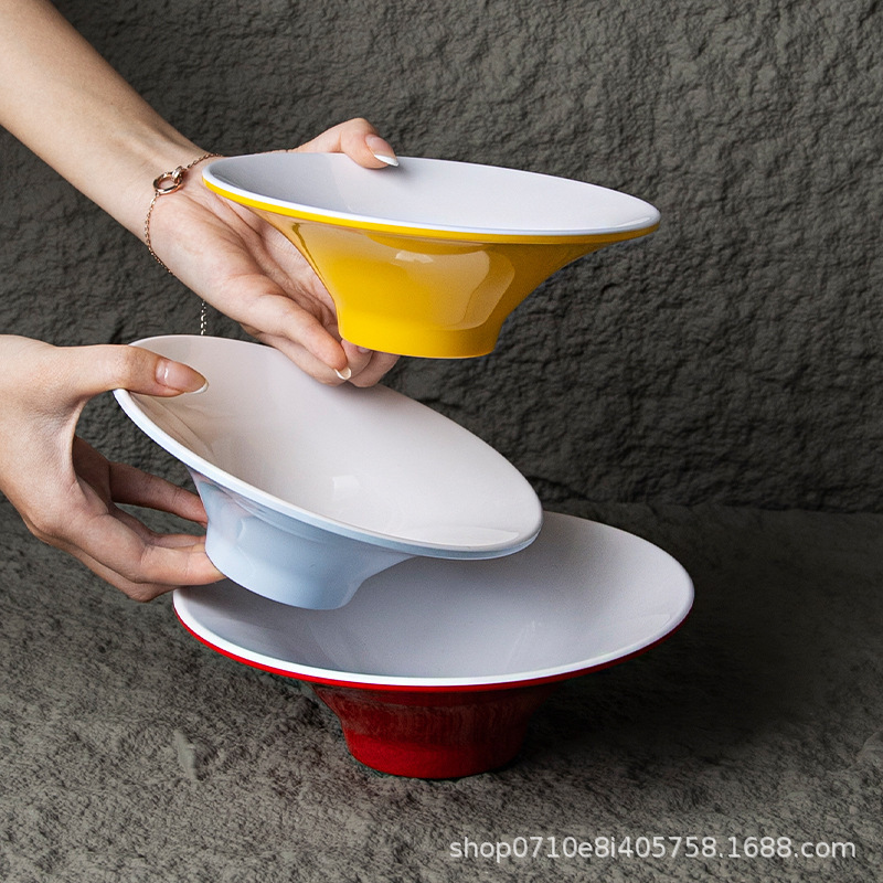 Melamine Tableware, Ice Bowl, Imitation Porcelain Shaved Ice, Ice Cream, Ice Powder Bowl, Commercial Fruit Bowl, Dessert Sugar Water Bowl, Commercial