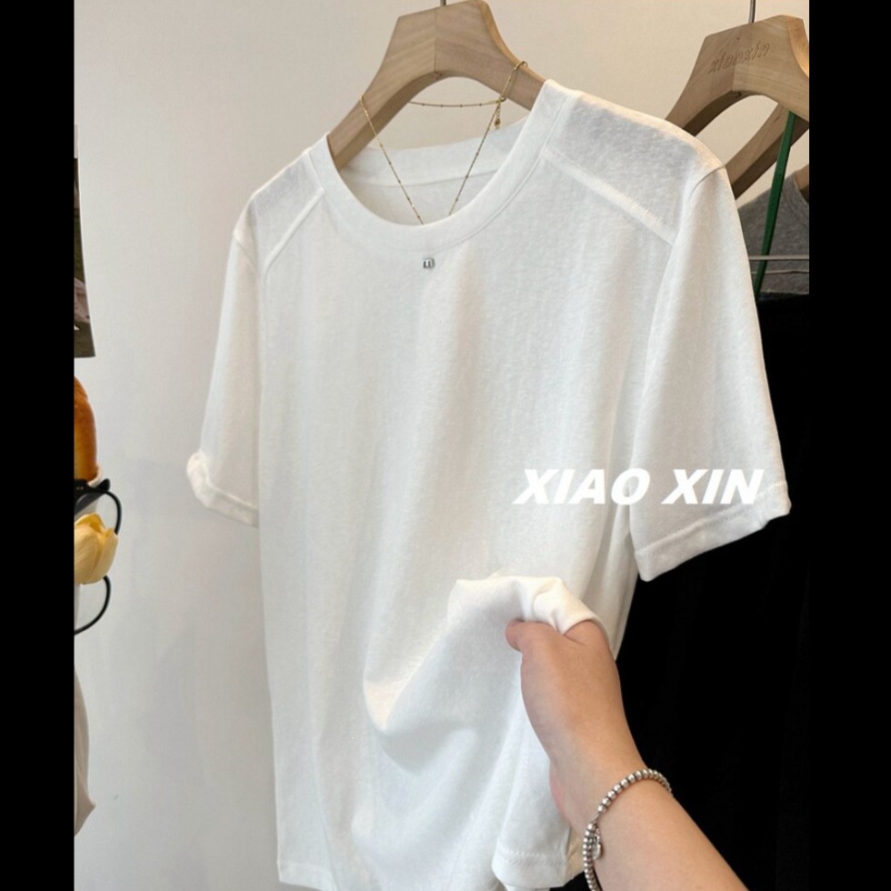 Extra large summer light and thin breathable short sleeve T-shirt…