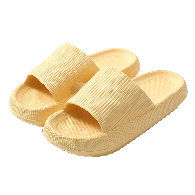 Thick bottom shit feeling eva slippers women's household summer couples indoor non-slip deodorant home sandals and slippers men's wholesale