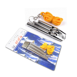 Basketball referee whistle butterfly stainless steel three-tone whistle football whistle three-tone high-score shell command whistle life-saving whistle