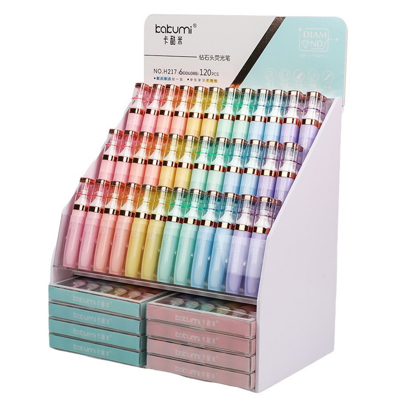 Resaltador titular estudiante diario pluma serie marcado pluma Bloqueo de color sin bloqueo palabras macaron color resaltador traje