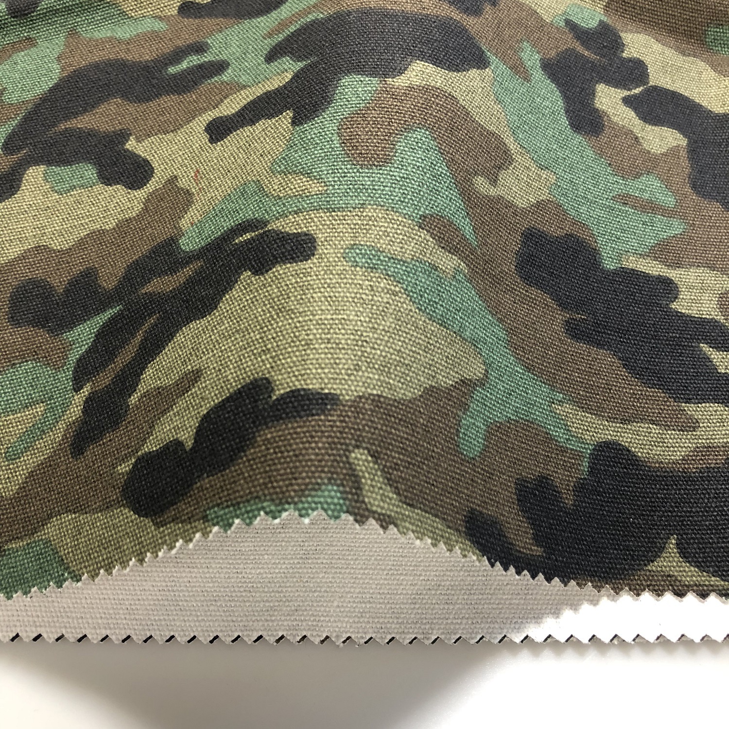 现货全棉12安厚帆布工装迷彩 箱包皮带面料 0.8mm厚度 提供色卡