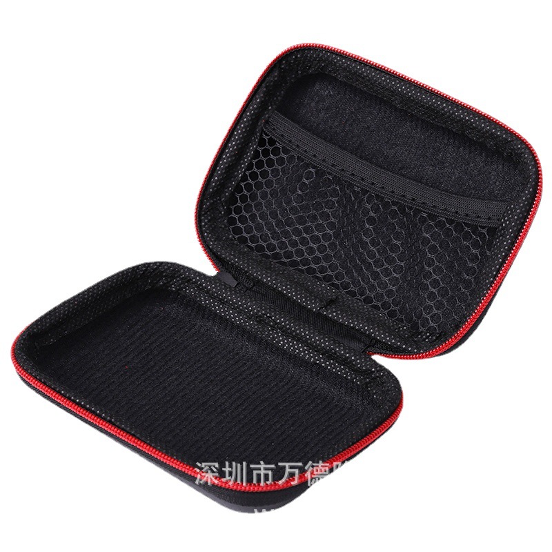Eva caja de auriculares bolsa de almacenamiento de cable de datos Eva caja de embalaje caja de almacenamiento caja de cremallera bolsa de auriculares
