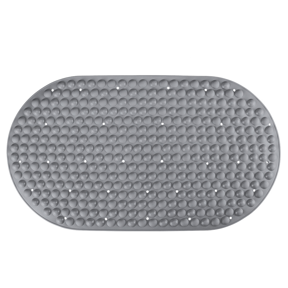 Pequeño punto de la burbuja de baño antideslizante estera de baño de color sólido estera del pie estera esmerilado masaje ducha alfombra de piso con ventosa