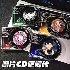 アクリルレコードCDバーレンガ谷美バッジ保護カバー展示レンガ高颜値谷子コレクション置物