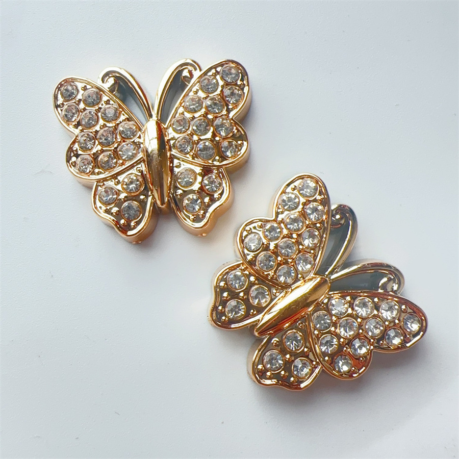 Nuevos troyanos gafas conejo ángel caja de teléfono joyería agujero hebilla de zapatos material flores accesorios joyería clips