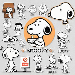 Cartoon Snoopy sticker laptop sticker water cup ipad mobile phone case storage box decorative sticker waterproof