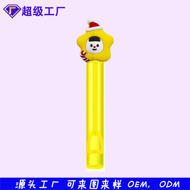 メーカー卸売サンタクロースシリーズバブル水スティックサマーパーティーカラフルなミニバブルスティック装飾ギフト|undefined