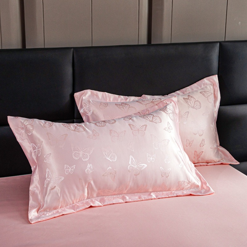 Satin Jacquard Duvet Set Luxurious Bedding For Home And Bedroom_voghion.com