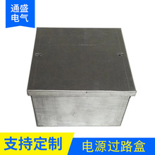JDG/KBG镀锌过路盒规格100 150 200可挠管铁质金属接线盒可订制