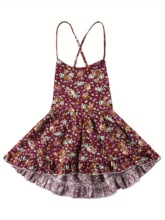 B 60269 Girl's Floral Lace Dress Ůͯ�黨ȹ