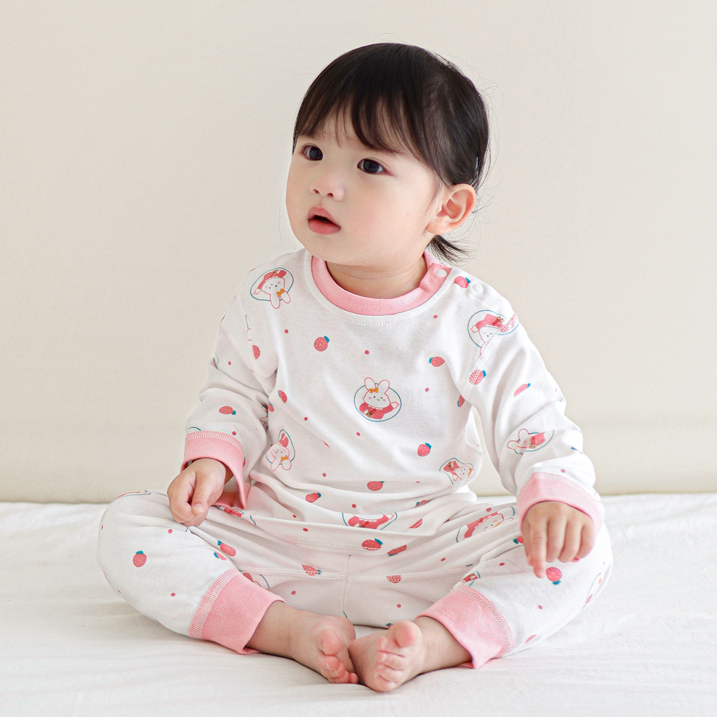 Primavera, otoño, invierno, ropa interior infantil de algodón delgado para niños y niñas, set de ropa interior para bebés