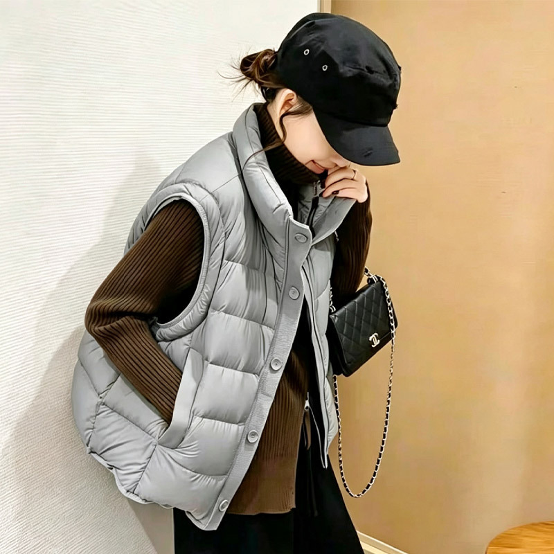 Women's lightweight down vest, 90% duck down, women's inner down vest, sleeveless down jacket, waistcoat, Pinghu Women's lightweight down vest, 90% duck down, women's inner down vest, sleeveless down jacket, waistcoat, Pinghu