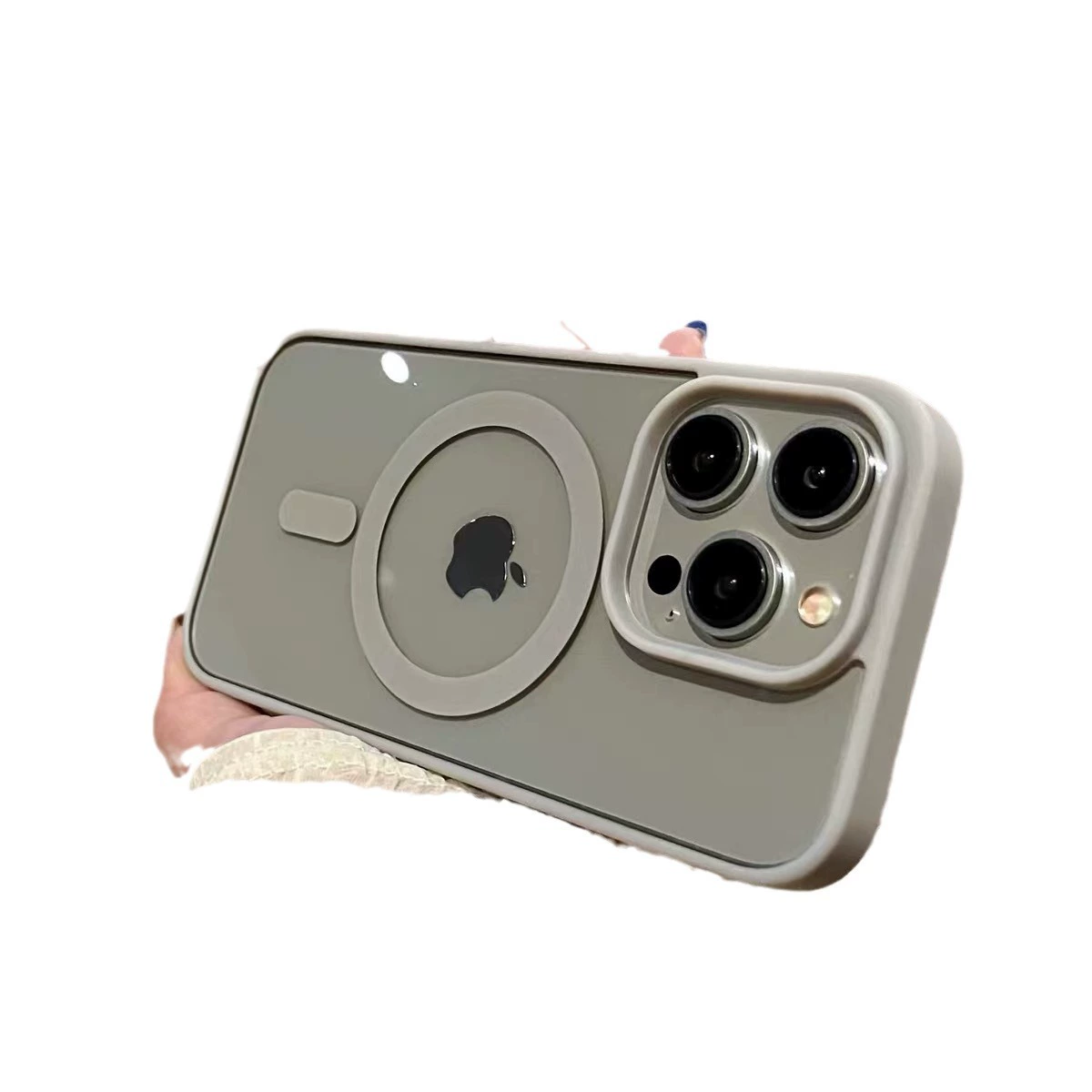 Совместимый с iPhone 16 Apple защитный кейс из акрила, прозрачный чехол, 16promax, iPhone, защита от падений