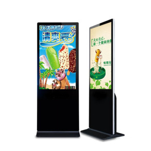 Yiju supply 32-inch 43-inch 49-inch 55-inch 65-inch 75-inch wall-mounted advertising display floor vertical advertising machine