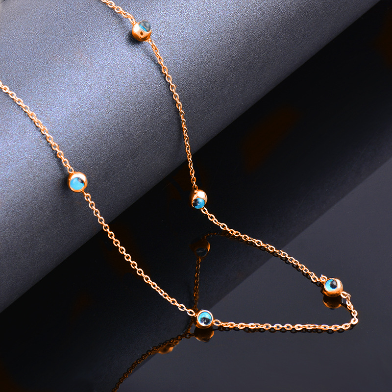 Simple Style Eye Stainless Steel Necklace Colorza_colorza_6