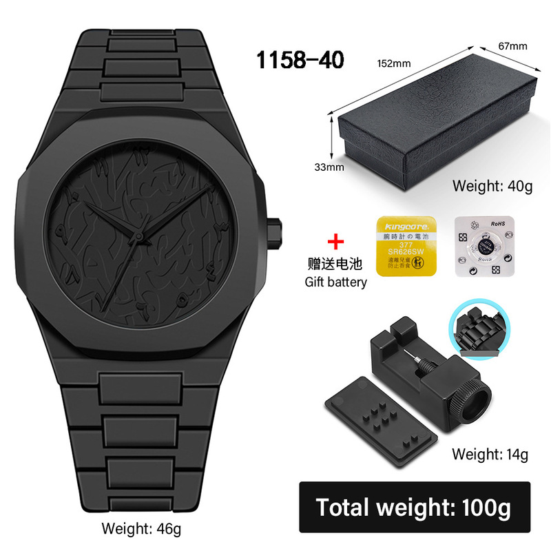 Watches Men's Advanced Sense Waterproof Women's Watch Southeast Asia Middle East Explosion Plastic Men's Quartz Watch