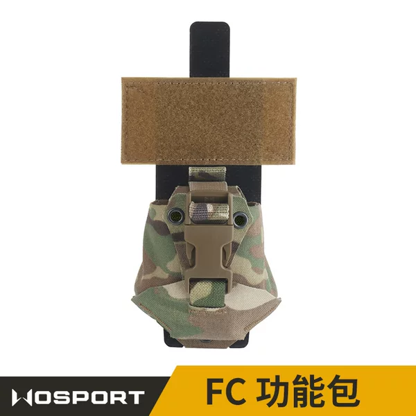 Wosport Molle System Equipment Fc Accessory Bag Quick-Release Buckle Storage Camouflage Bag Compatible with M67