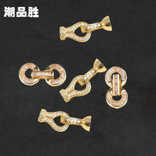 18k����΢��ʯ�R���O�ֿ��B�ӿ��ֹ�diy�����ë������