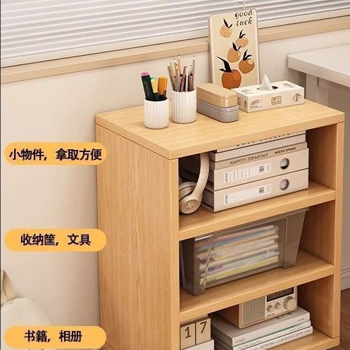 Mesa de cabezal de cama moderna y simple dormitorio contra la pared multicapa móvil de almacenamiento estante de almacenamiento multifuncional alquiler cabina de cama