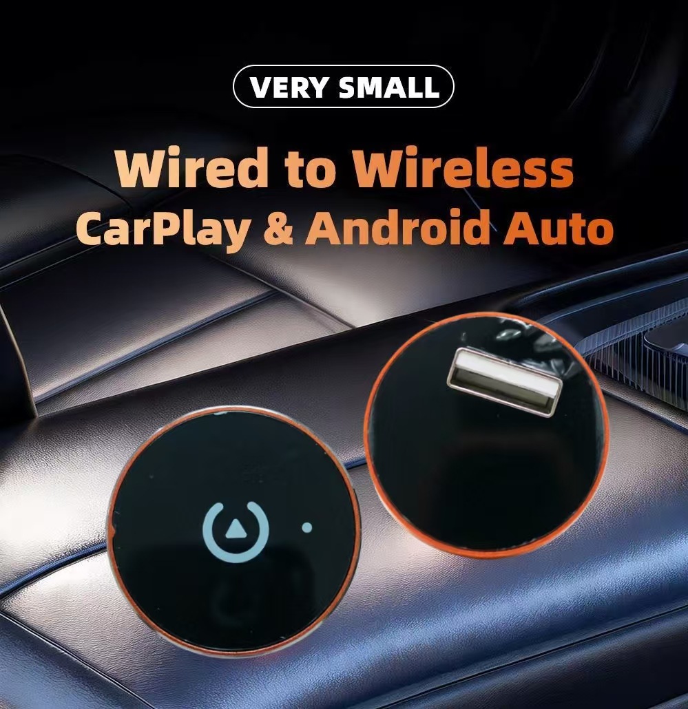 Cross-Border Wireless Carplay Box Smart Car Screen Projection Converter 2-in-1 Android Autocarplay Box