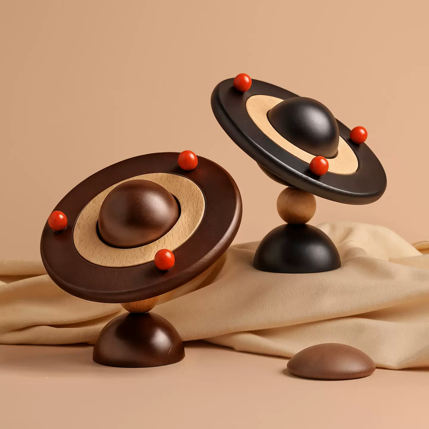 创意星球隔热垫餐桌面餐垫高级感摆件实木防烫杯垫锅垫装饰品礼物