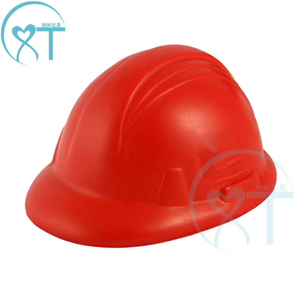 Tapa de descompresión de juguete de pu, esponja sólida de espuma de PU de alta densidad, agarre, descompresión, gorra de ingeniería de simulación de juguete