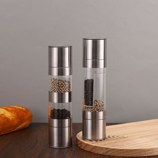 New Manual Induction Black Pepper Grinder Gravity Induction Grinder Kitchen Household Pepper and Salt Grinding Tool